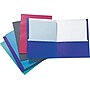Staples Paper 2-Pocket Portfolio Folder, Assorted Colors (13017)~#|#~s0026175_sc7