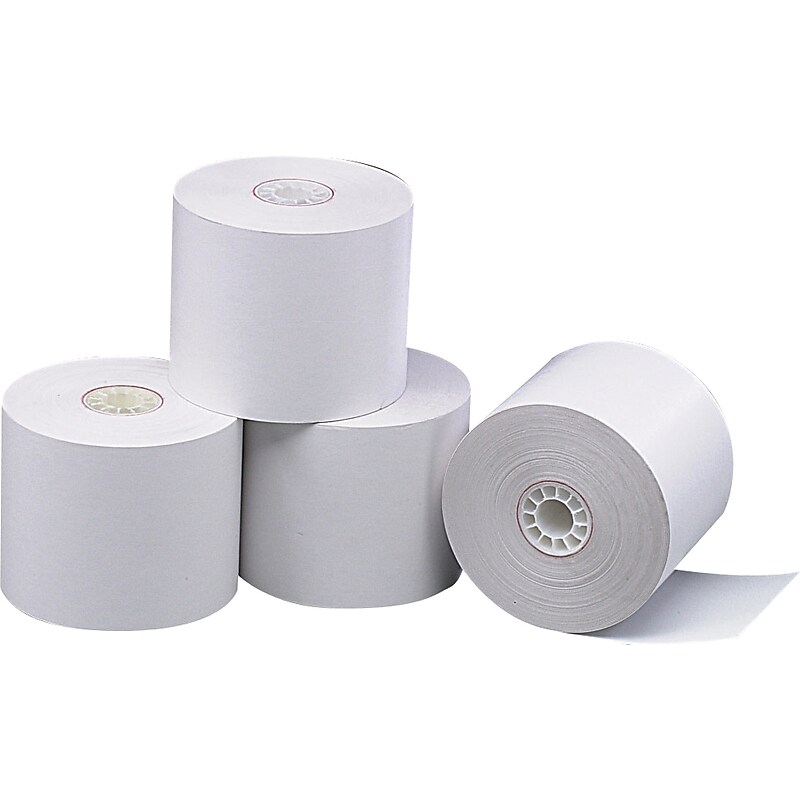 Unbranded Thermal Cash Register Paper Rolls, 2 1/4" x 85', BPA Free, 50 Rolls/Pack (3201) image 1
