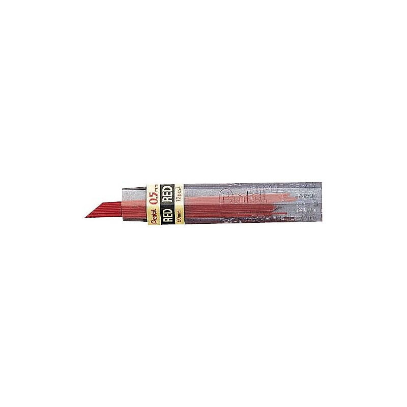 Pentel Lead Refill, 0.5mm, 12/Leads, 3/Pack (PPR5BP3-K6) image 1