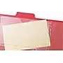 Smead Poly Out Guide Two-Pocket Style, 1/5-Cut Tab Center Position, Guide Height, Letter Size, Red, 50/Box (51920)~#|#~s0035454_sc7