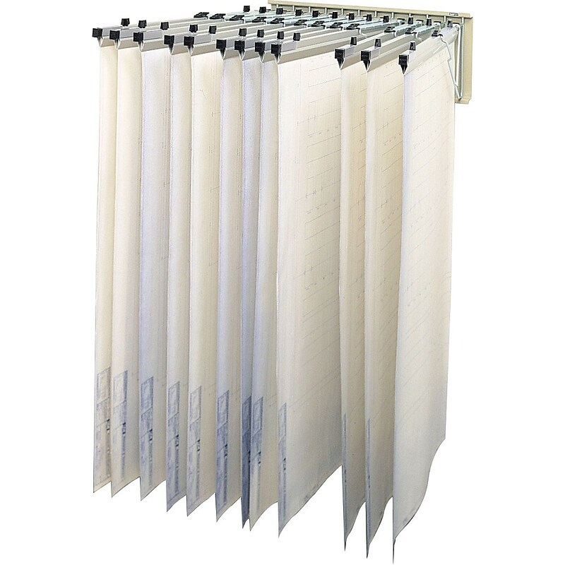 Safco Pivot  12-Clamp Wall Rack, Tropic Sand (5016) image 1