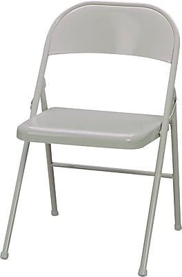 Sudden Comfort Metal Folding Chairs Beige 4 Pack Brickseek