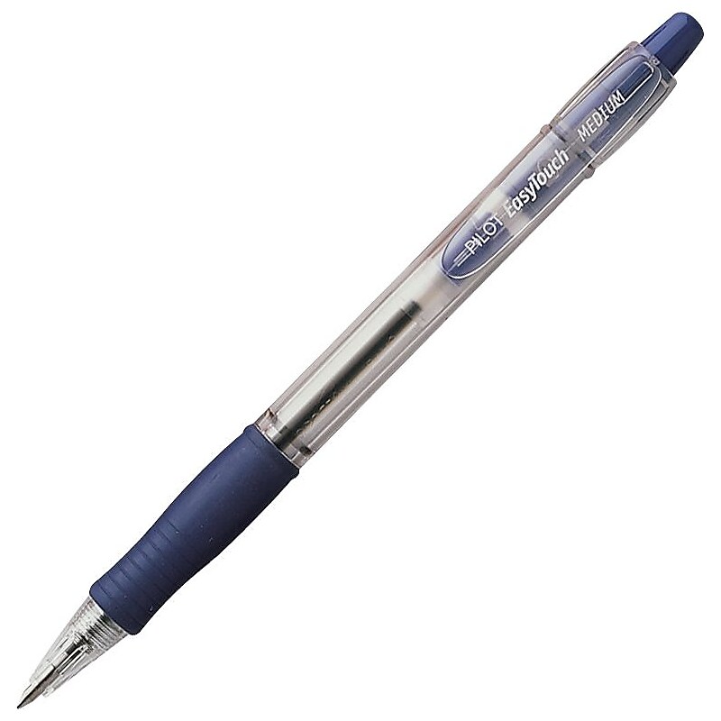 Pilot EasyTouch Retractable Ballpoint Pen, Medium Point, Blue Ink (32221) image 1
