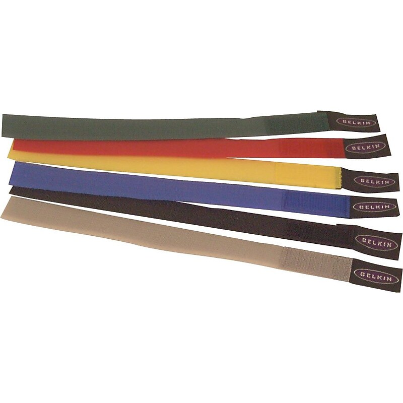 Belkin F8B024 Velcro Multi Color Cable Ties image 1