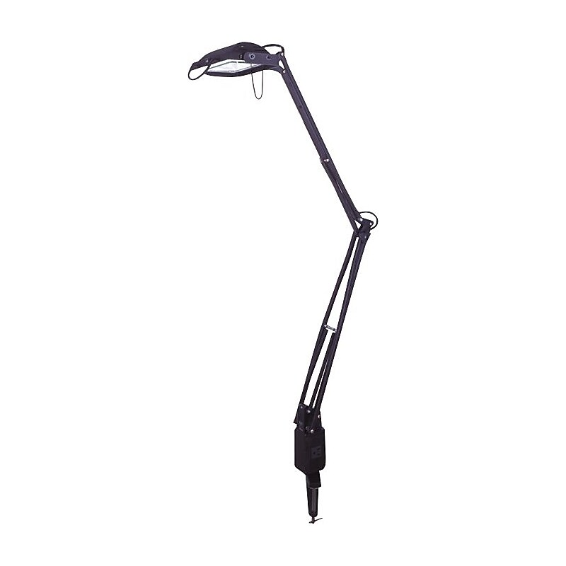 Black Clamp-On Architect Halogen Desk Lamp image 1