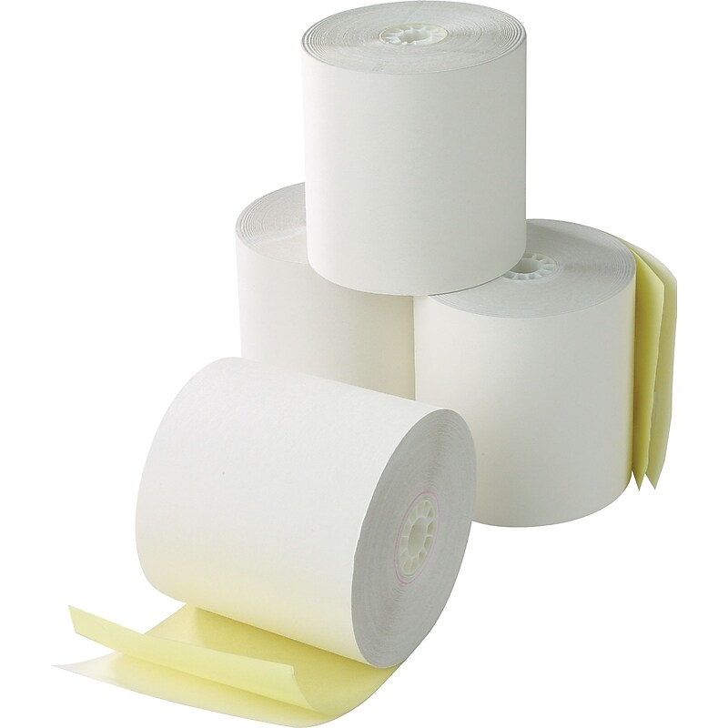Staples POS Rolls, 2-Ply, 2-3/4" x 90', 10/Pack (452174) image 1