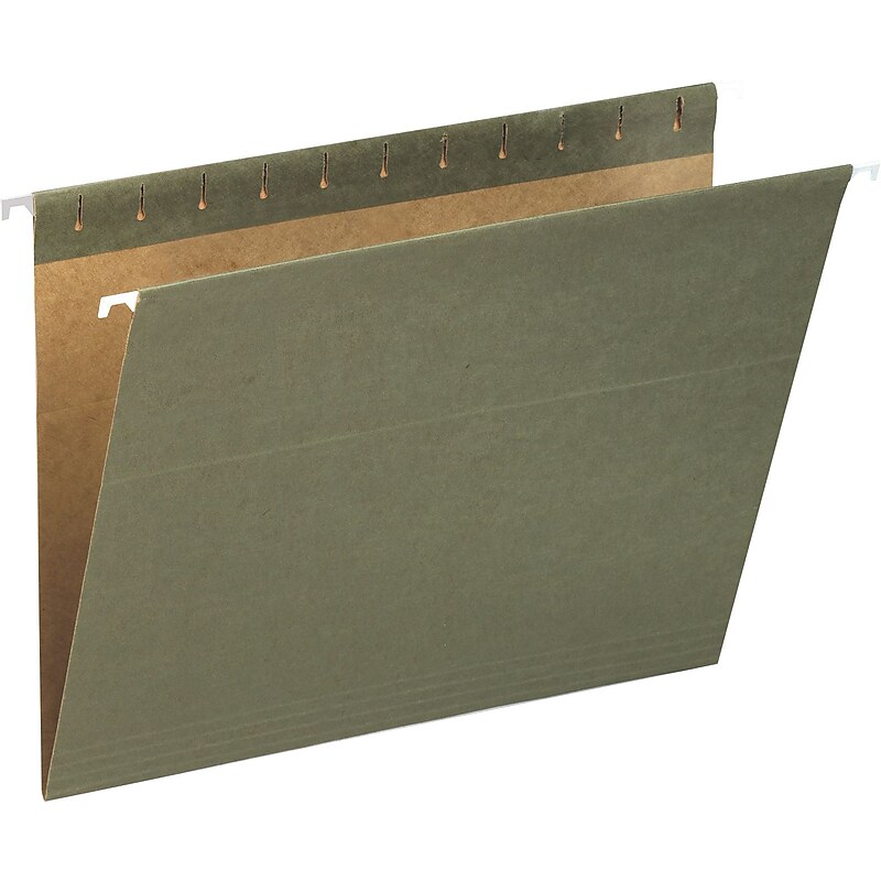 Pendaflex Hanging Folders, Standard Green, Letter, 25/Box (81601) image 1