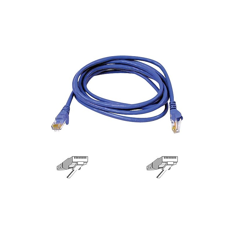 Staples 7' CAT6 Supreme Snagless Patch Cable - Blue image 1
