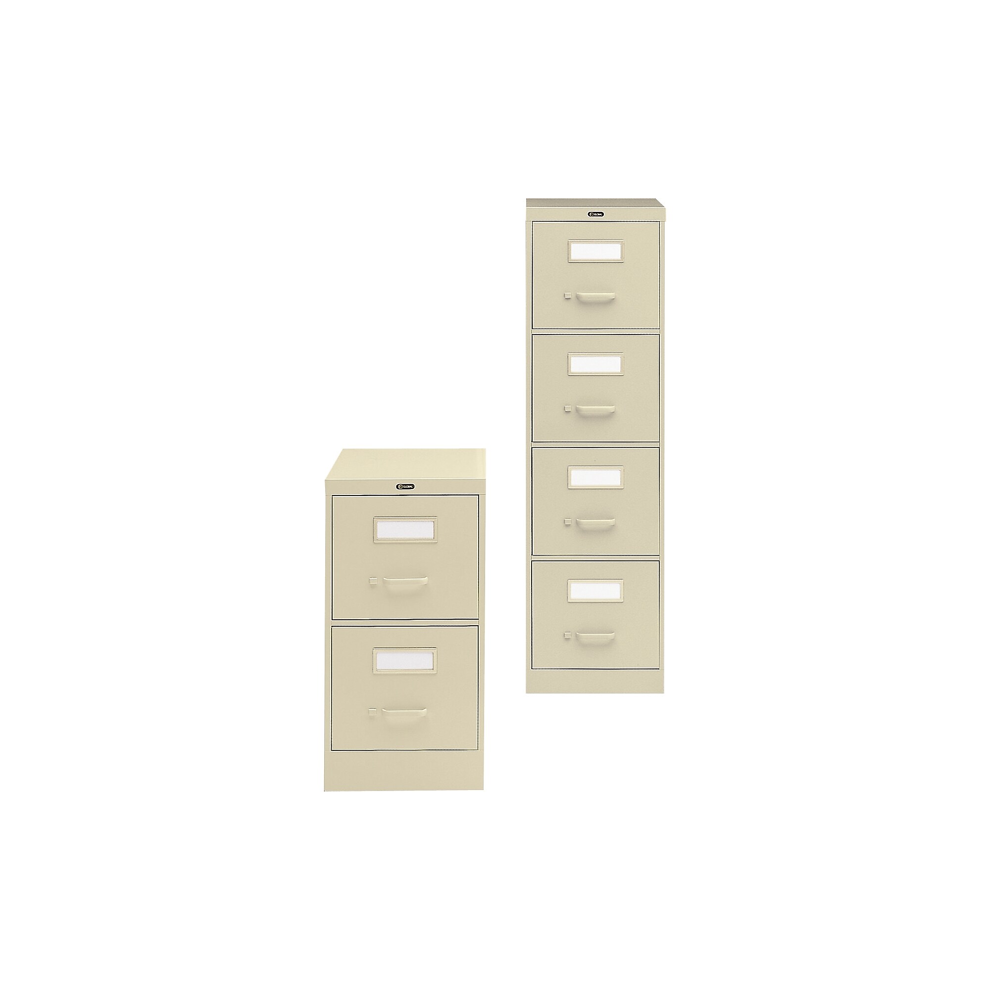 Global 2-Drawer Vertical File Cabinet, 25″D (P25-201) Sansujyuku sansujyuku.com