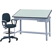 Safco Precision 72"W 4-Post Drafting Tabletop, Green (3953)