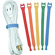 VELCRO® Fasteners, 1/2"x8" Straps, Assorted Colors