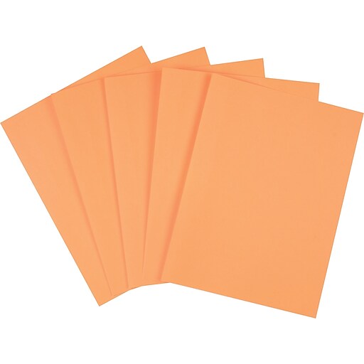 Cosmic Orange™, 8.5” x 11”, 65 lb/176 gsm, 250 Sheets