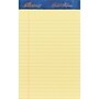 Ampad Gold Fibre, 5" x 8", Canary, Perforated Notepad, Medium Ruled, 4/Pack~#|#~s0056805_sc7