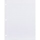 Rediform College Ruled Filler Paper, 8-1/2 x 11, White, 100 Sheets/Pack (20122/WBZ13R)