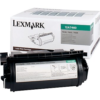 Lexmark 12A7460 Black Standard Yield Toner Cartridge