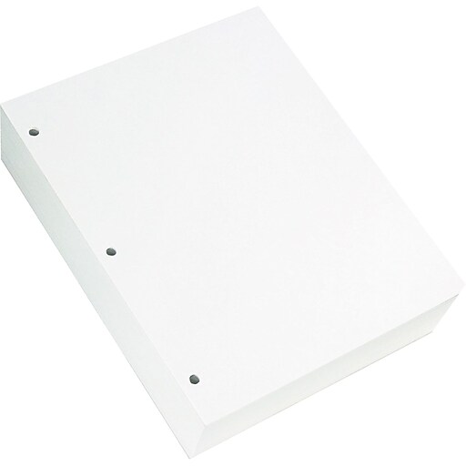 Staples Copy Paper, 81/2" x 11", 3Hole Punched, 500/Ream (221192) Staples