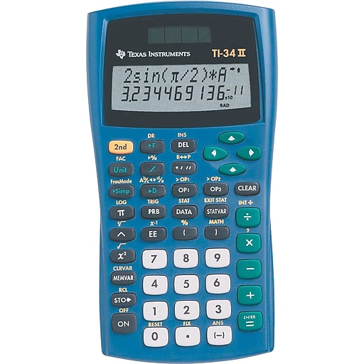 Texas Instruments TI-34 II Explorer Plus Scientific Calculator