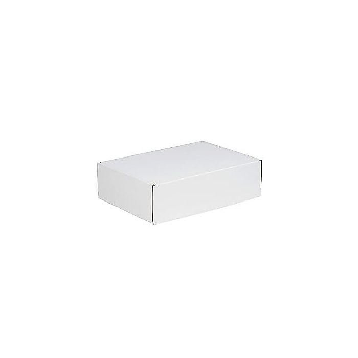 50 Pack White Shipping Literature Boxes – 12 1/8 X 9 1/4 X 4, VALUEMAILERS