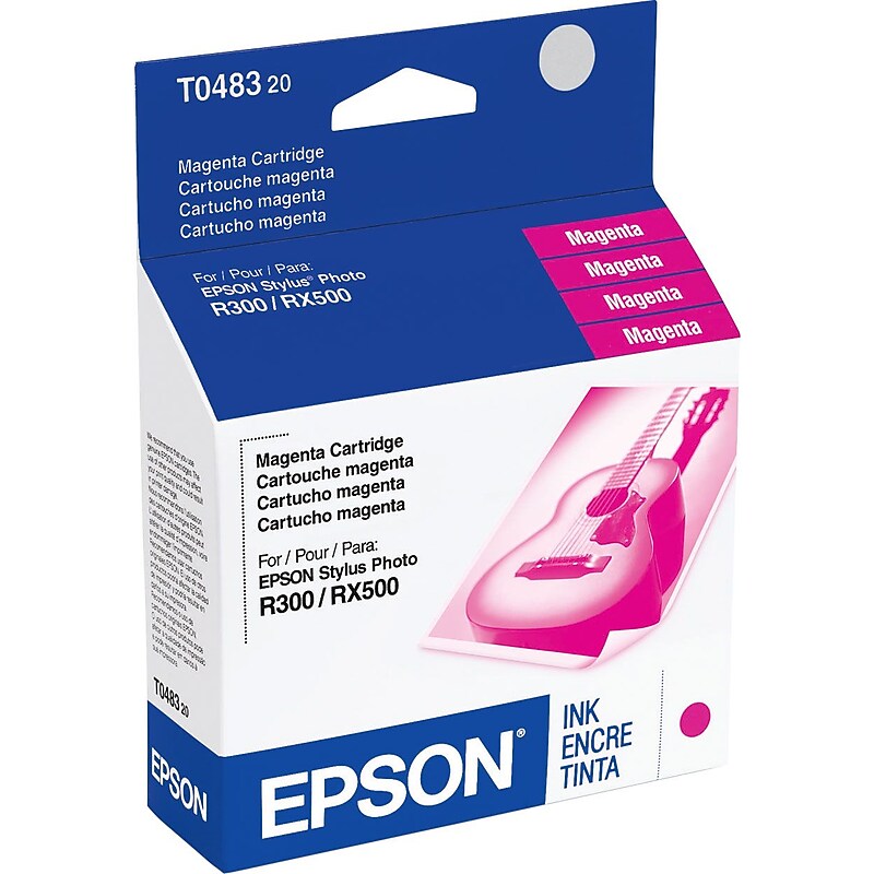 Epson T048 Magenta Standard Yield Ink Cartridge image 1
