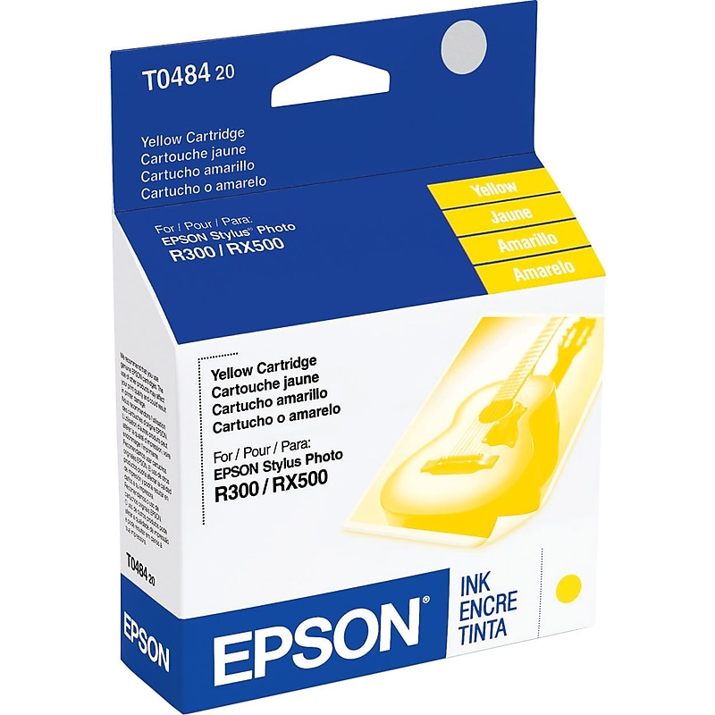 Epson T048 Yellow Standard Yield Ink Cartridge image 1