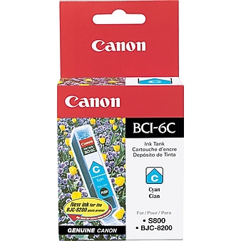 Canon BCI-6 Cyan Standard Yield Ink Cartridge (4706A003)