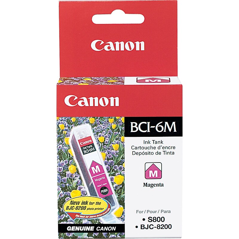 Canon 6 Magenta Standard Yield Ink Cartridge (4707A003) image 1