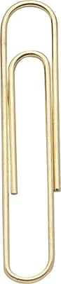 Staples® Jumbo Gold Paper Clips, Smooth, 100/Pack (32012) | Staples®