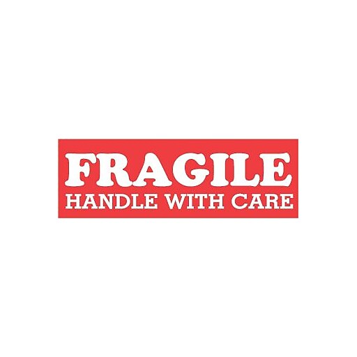 Tape Logic® Labels, &quot;Fragile Handle with Care,&quot; 11/2&quot; x