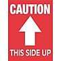 "Caution This Side Up" Shipping Labels, Red/White, 3"H x 4"W, 500/Rl~#|#~s0067408_sc7