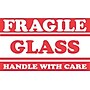 Tape Logic Fragile Glass Handle with Care Staples® Shipping Label, 3" x 5", 500/Roll~#|#~s0067413_sc7