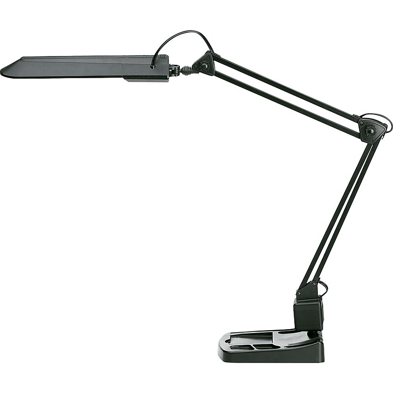 Tensor® Adjustable Architect's Organizer CFL Desk Lamp, Black image 1