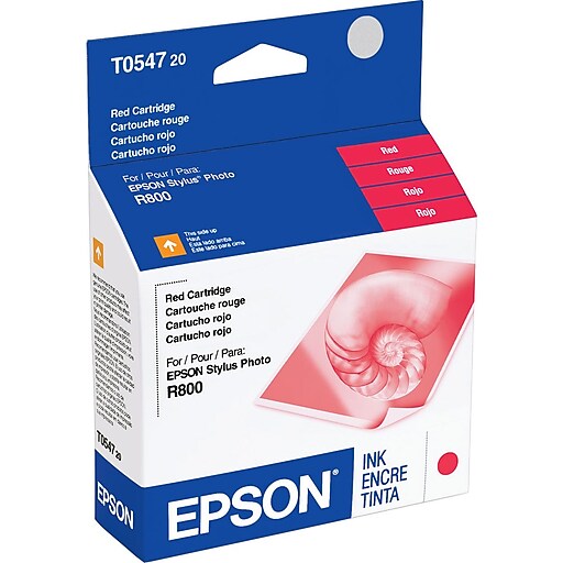 Cartouche d'encre Rouge T0547 compatible Epson