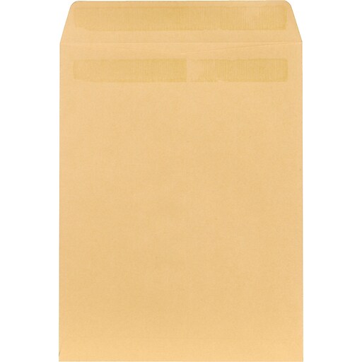 Staples 10" x 15" Brown Kraft SelfSealing Catalog Envelopes, 250/Box