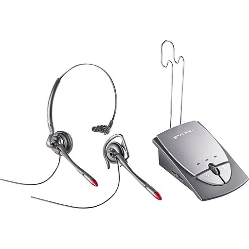 Plantronics S12 Wired Office Phone Headset Staples