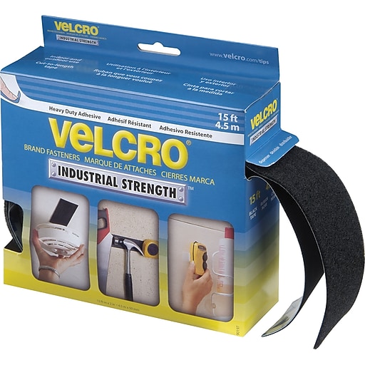 VELCRO® Brand IndustrialStrength Tape, Black Staples