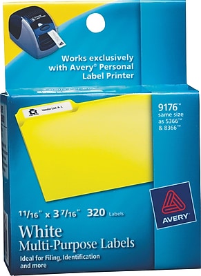 avery personal label printer