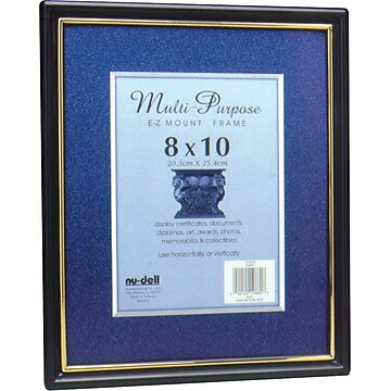 Nu-Dell® E-Z-Mount Frame, 10x8", Glass Face