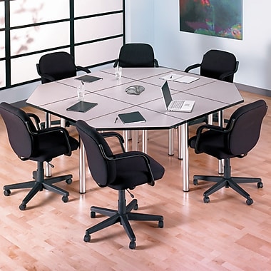 tables conference training staples table furniture aspen bush laminate office meeting business reviewsnapshot write shaped num average rating