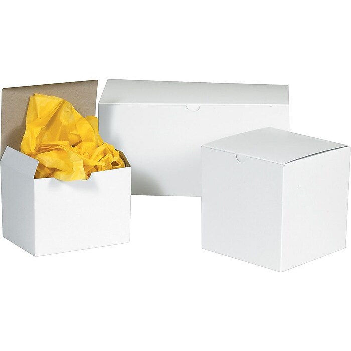 SI Products Solid Large Gift Boxes, 4