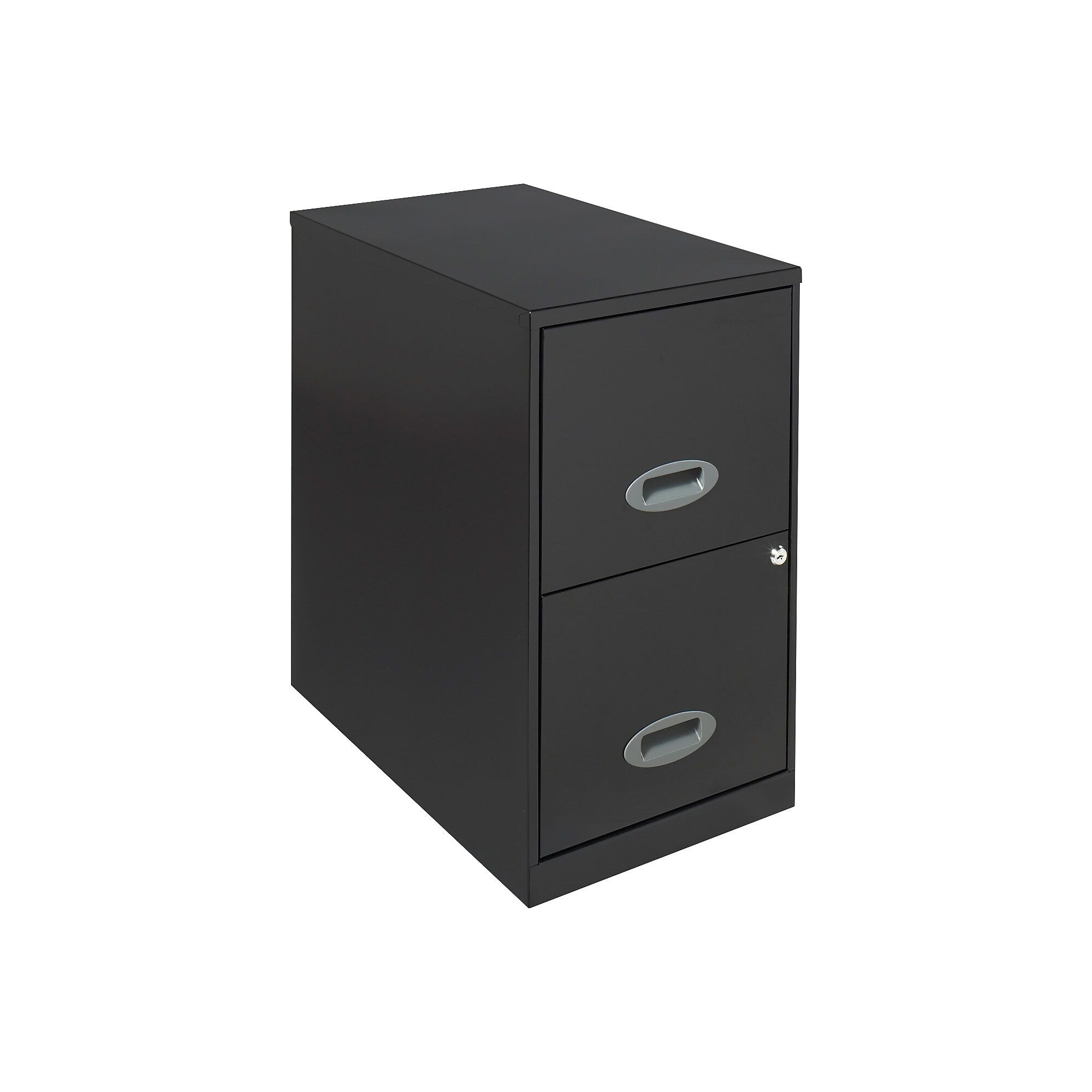 Office Designs Vertical File Cabinet, 22″, 2- Drawer, Letter Size, Black Sansujyuku sansujyuku.com