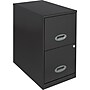 Office Designs Vertical File Cabinet, 22", 2- Drawer, Letter Size, Black~#|#~s0081171_sc7