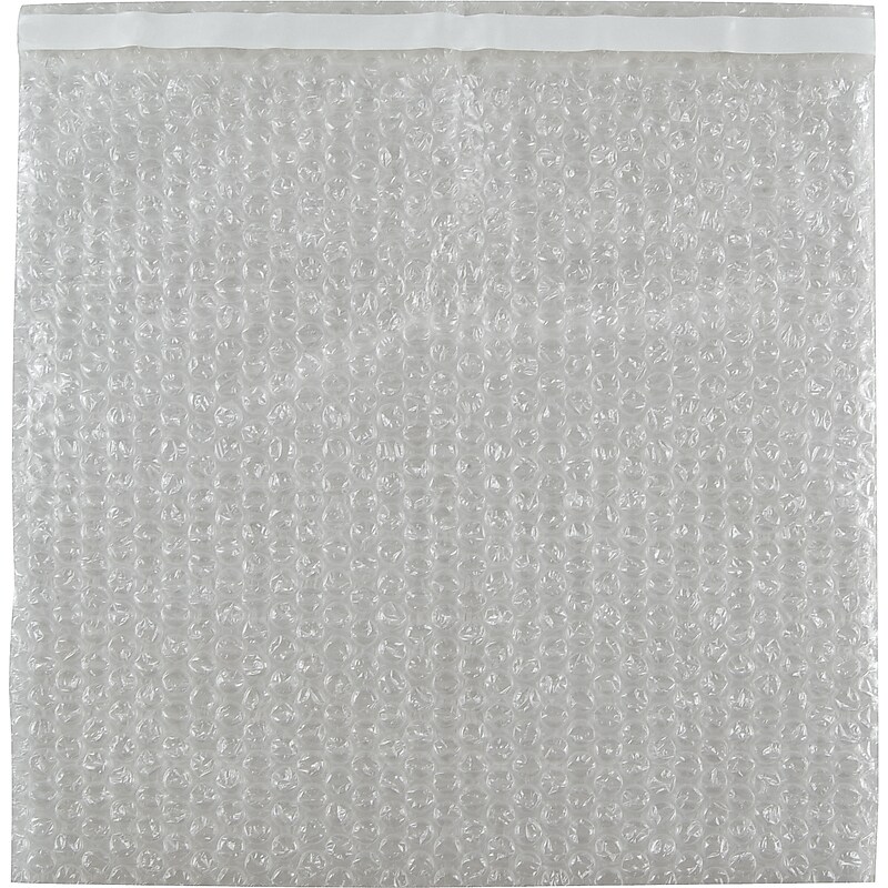 Fourgals Corp. Bubble-Lined Mailing Bags, Clear, 12"W x 11 1/2"L, 100/CT image 1