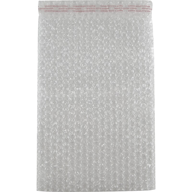 Fourgals Corp. Bubble-Lined Mailing Bags, Clear, 11"W x 8"L, 200/CT image 1