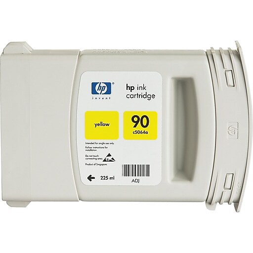 Shop Staples for HP 90 Yellow Ink Cartridge (C5064A), 225ml
