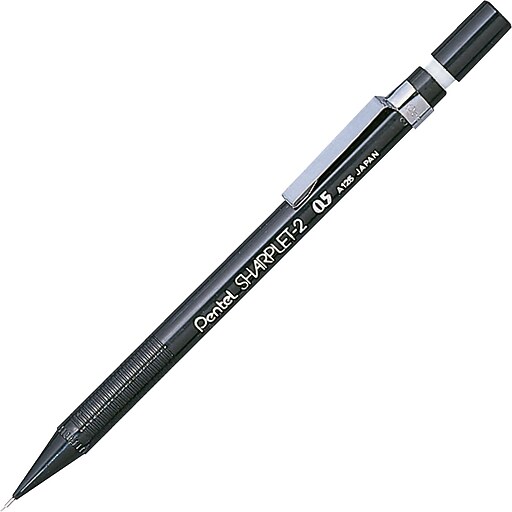 Pentel Sharplet2 Mechanical Pencil, 0.5mm, 2 Medium Lead (A125A