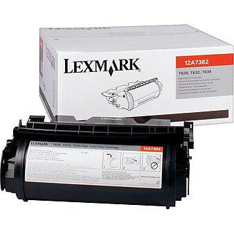 Lexmark 12A7362 Black High Yield Toner Cartridge