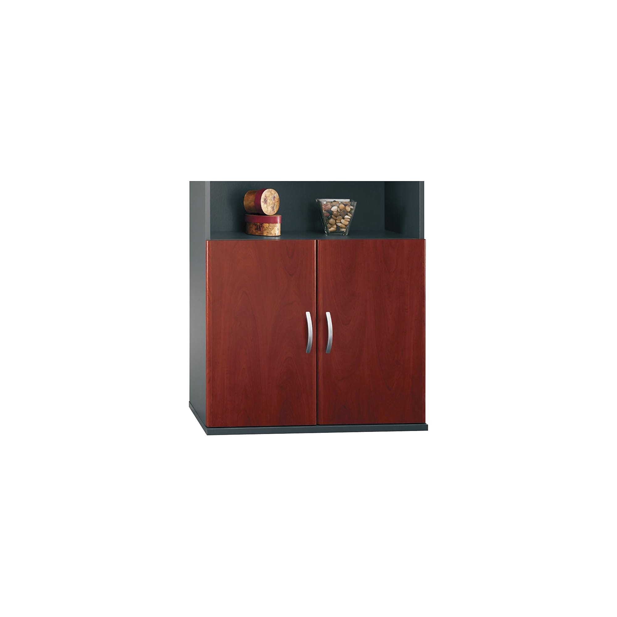 Bush Business Furniture Westfield Half-Height 2 Door Kit, Hansen Cherry, (WC24411) Sansujyuku sansujyuku.com