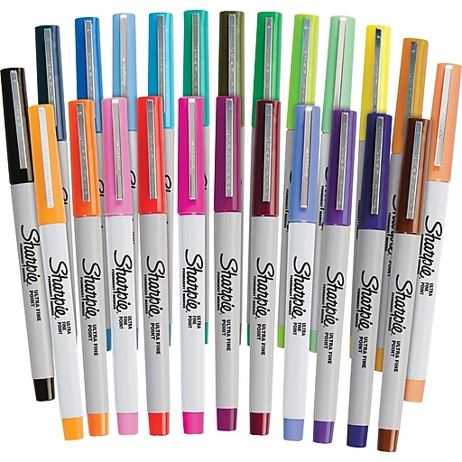 Sharpie® Color Burst Ultra Fine Point Permanent Markers, Assorted, 24
