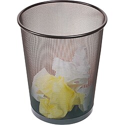 Honey-Can-Do 2 Pack Mesh Metal Trash Cans