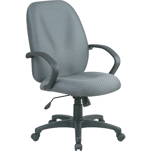 Office Star™ Fabric Executive Office Chair, Gray, Fixed Arm (EX2654226